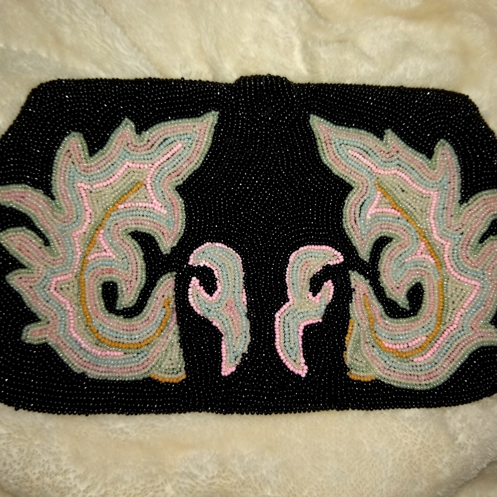 Vintage Breaded Clutch made in Belgium